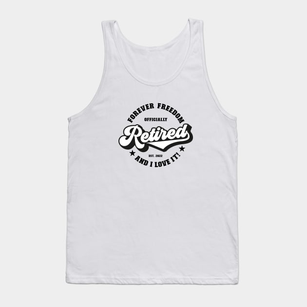 Retirement sports logo 2022 Tank Top by minimaldesign